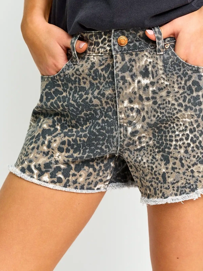 SHORT MUJER BARBADOS ALGODÓN DESFLECADO - 4