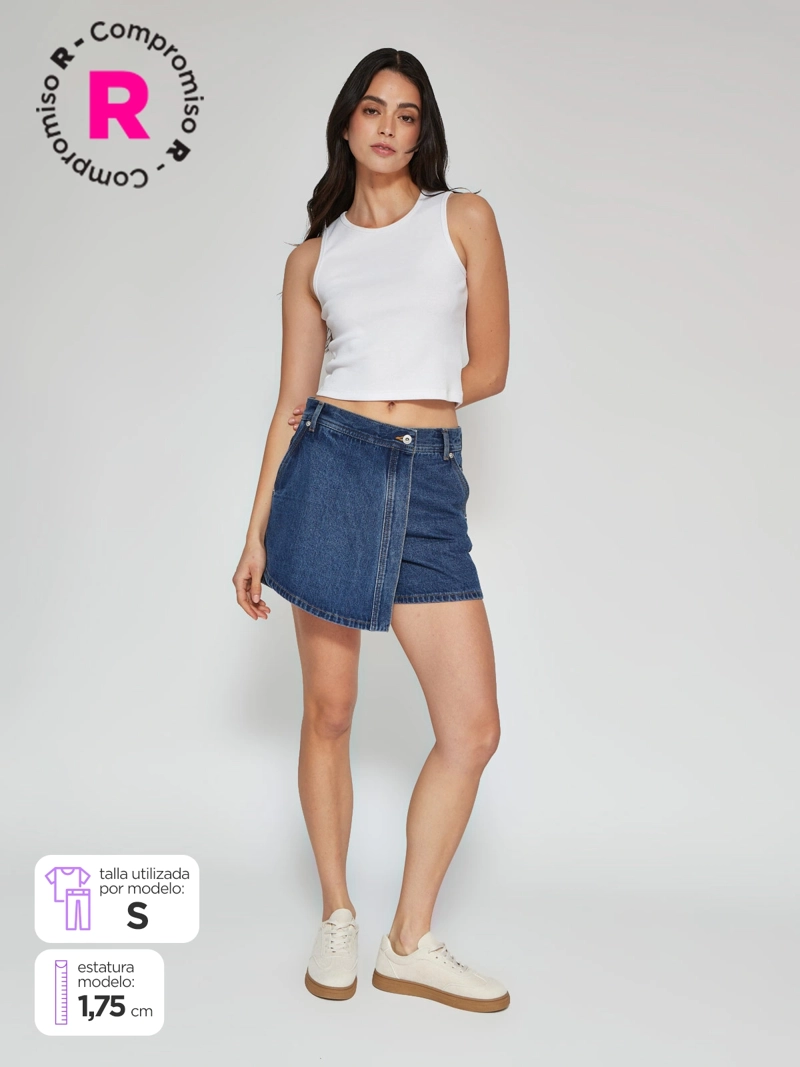FALDA SHORT MUJER PEPE JEANS ALGODÓN  - 1