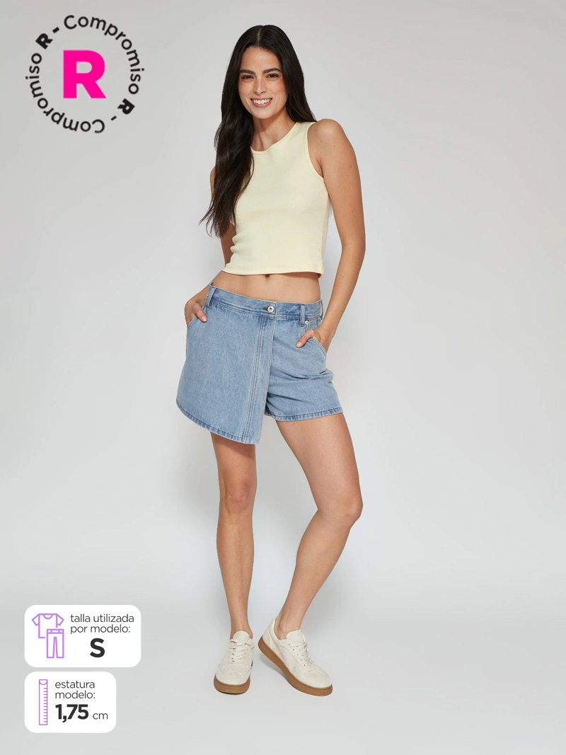 FALDA SHORT MUJER PEPE JEANS ALGODÓN  - 1