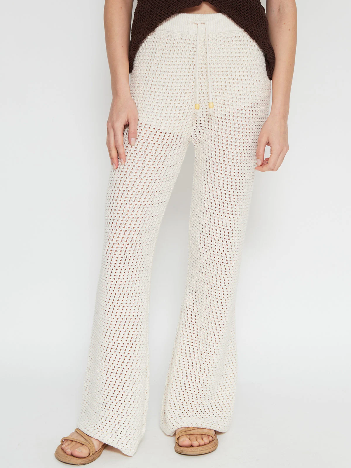 PANTALÓN MUJER INDEX ALGODÓN CROCHET - 2