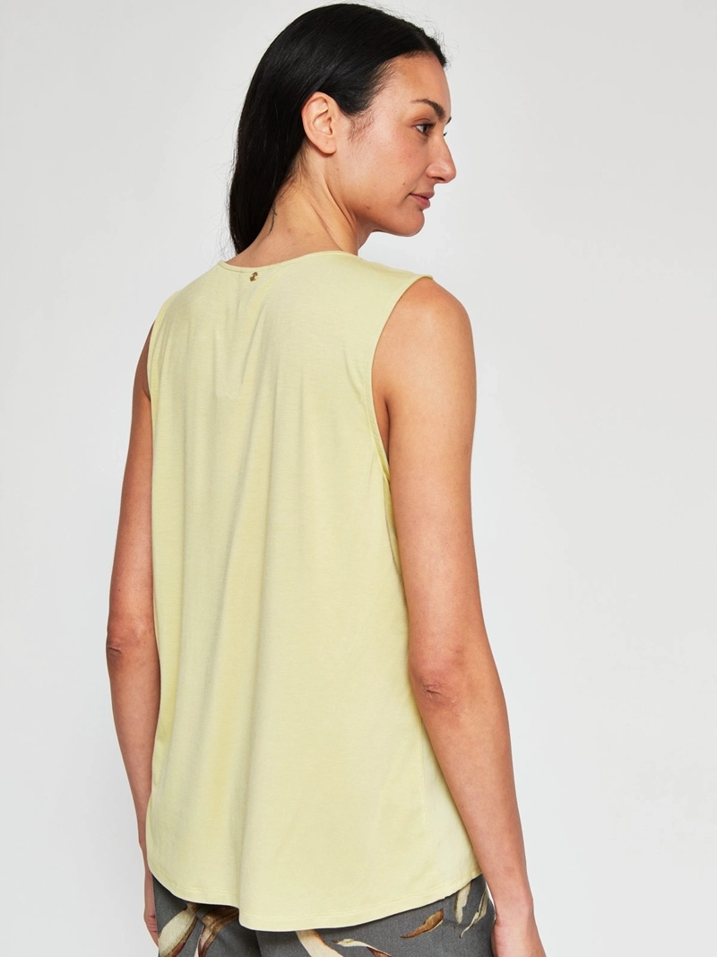 BLUSA MUJER CACHAREL CUELLO EN V SIN MANGAS - 2
