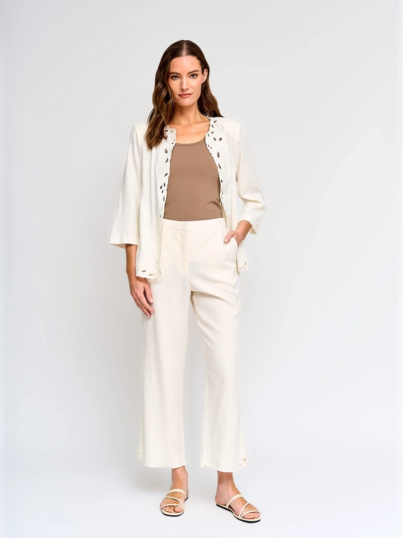 BLAZER MUJER CACHAREL LINO MANGA 3/4 - 4