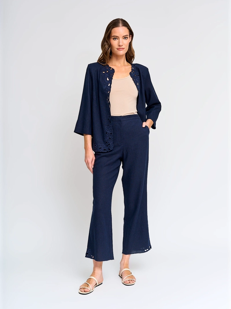 BLAZER MUJER CACHAREL LINO MANGA 3/4 - 4