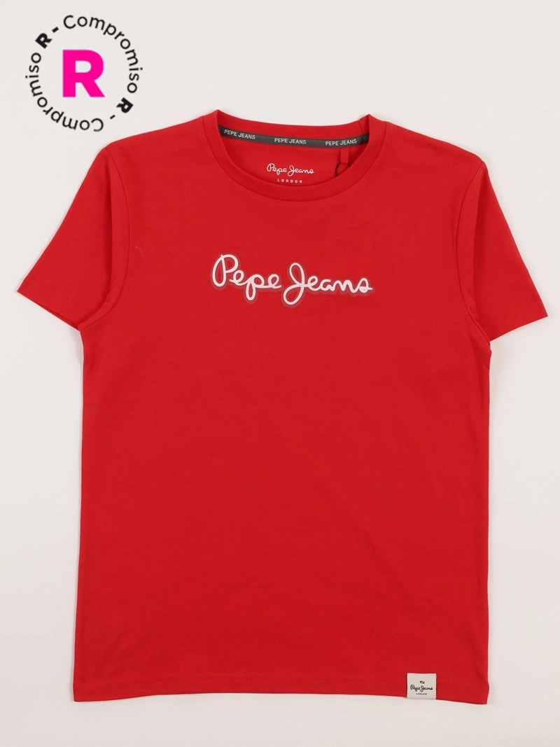 POLERA MANGA CORTA NIÑO PEPE JEANS NEW ART - 1