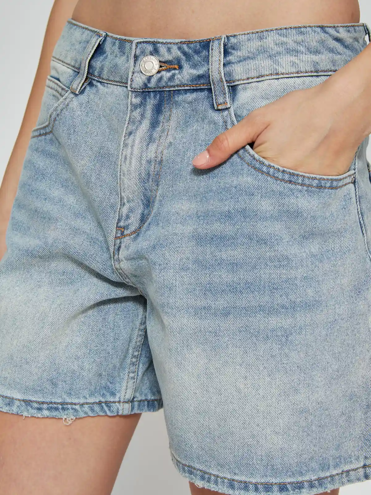 SHORT MUJER BARBADOS LARGO ALGODÓN DENIM - 4