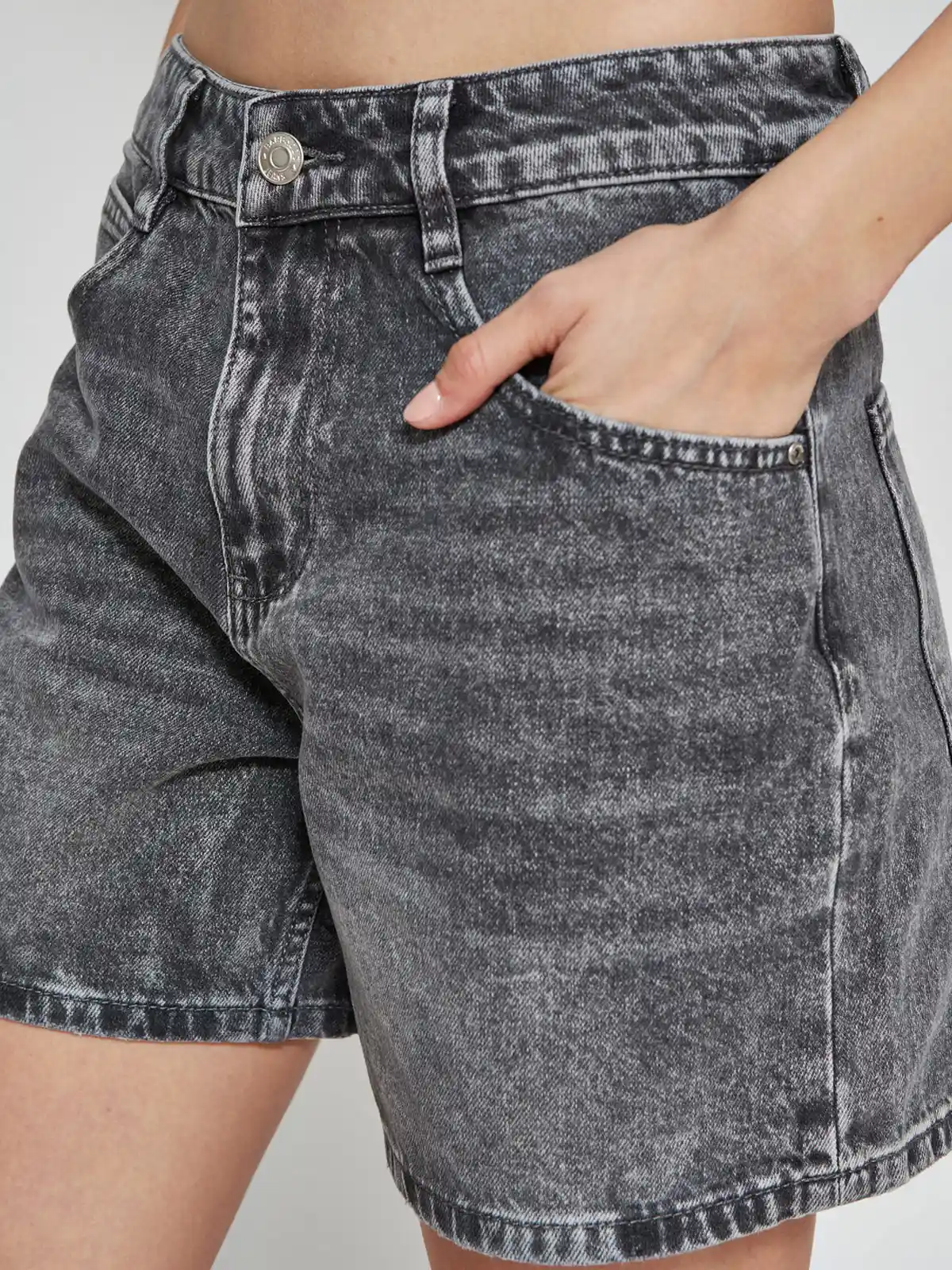 SHORT MUJER BARBADOS LARGO ALGODÓN DENIM - 4