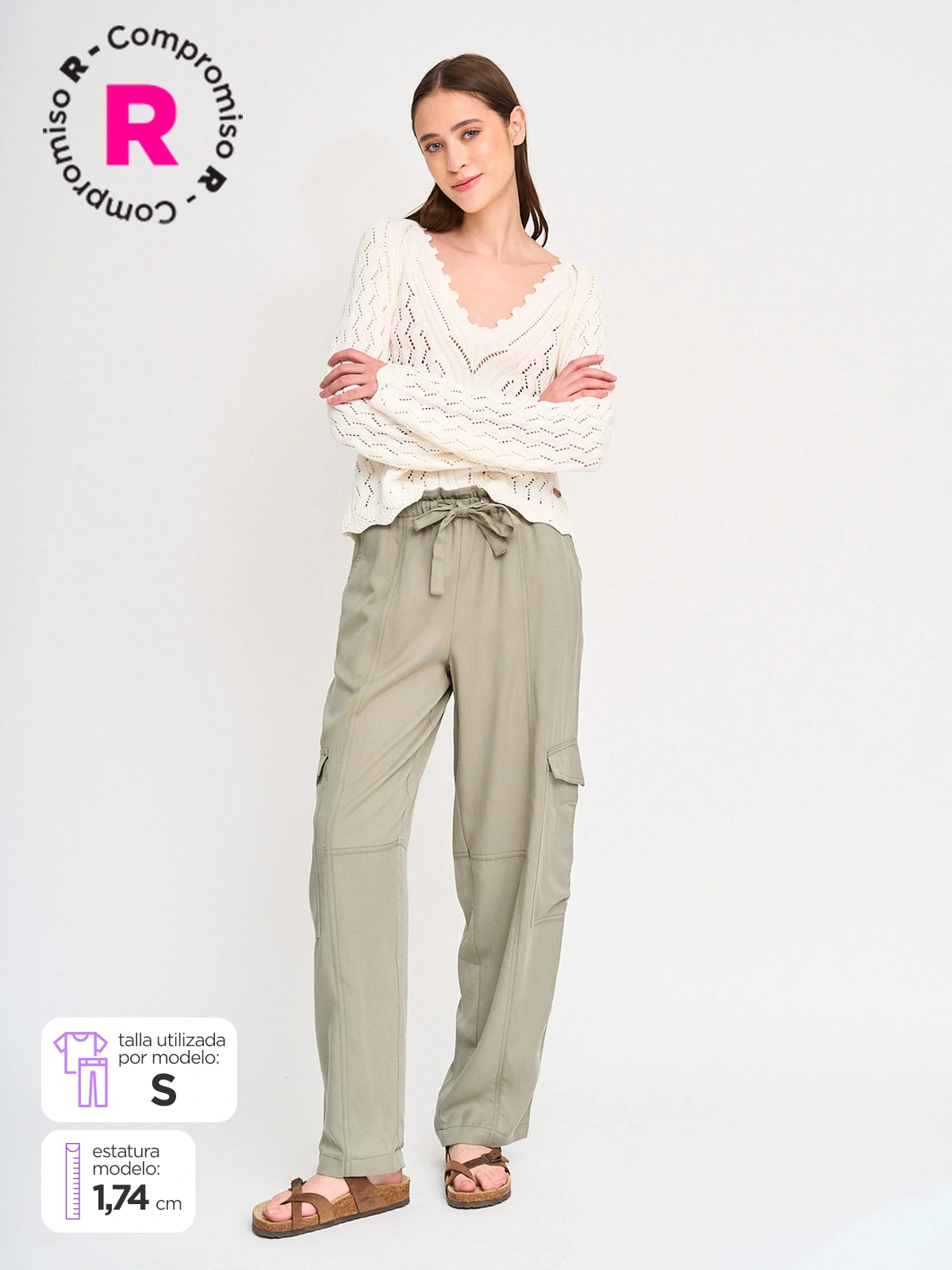 PANTALÓN MUJER PEPE JEANS CARGO - 1