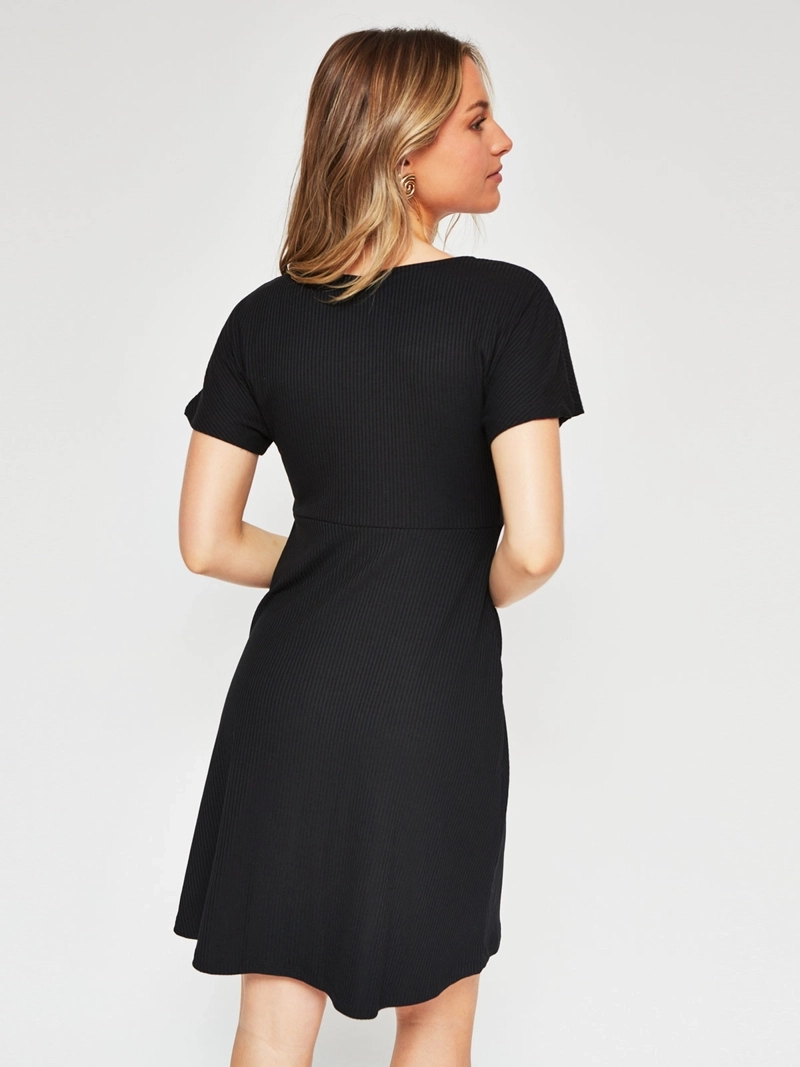 VESTIDO MUJER INDEX CORTO BOTONES - 3