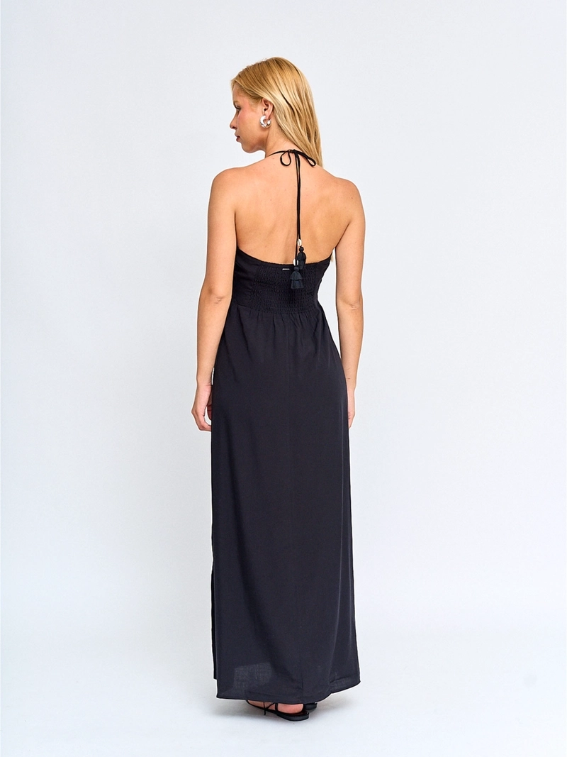 VESTIDO MUJER BARBADOS LARGO HALTER - 3