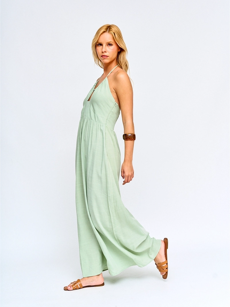 VESTIDO MUJER BARBADOS LARGO HALTER - 2