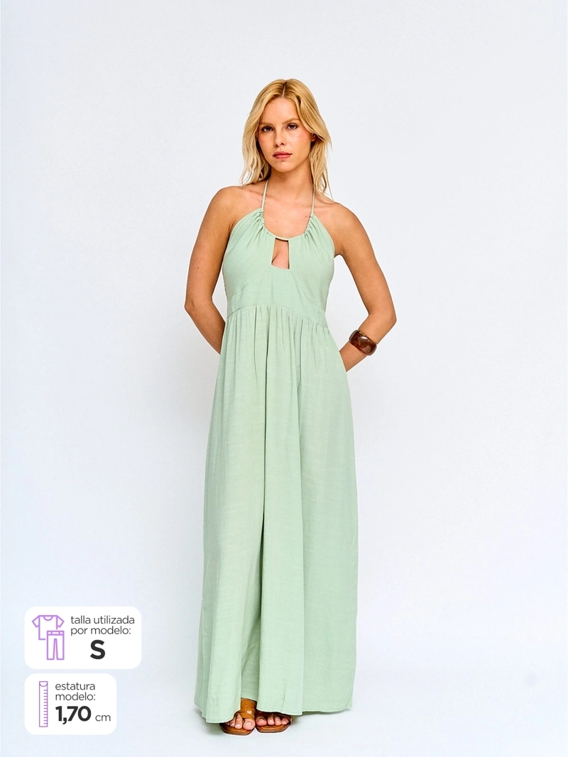 BARBADOS VESTIDO MUJER BARBADOS LARGO HALTER