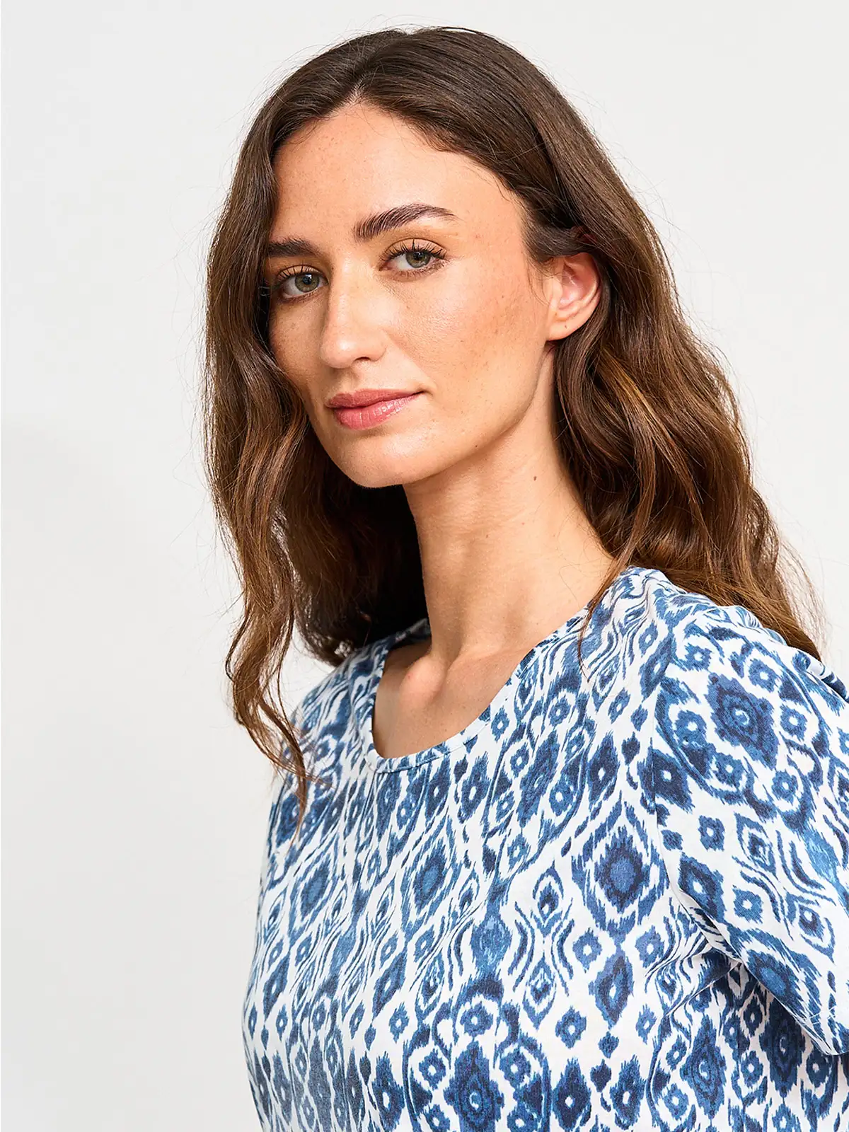 POLERA MUJER AZIZ MANGA CORTA ESTAMPADA - 3