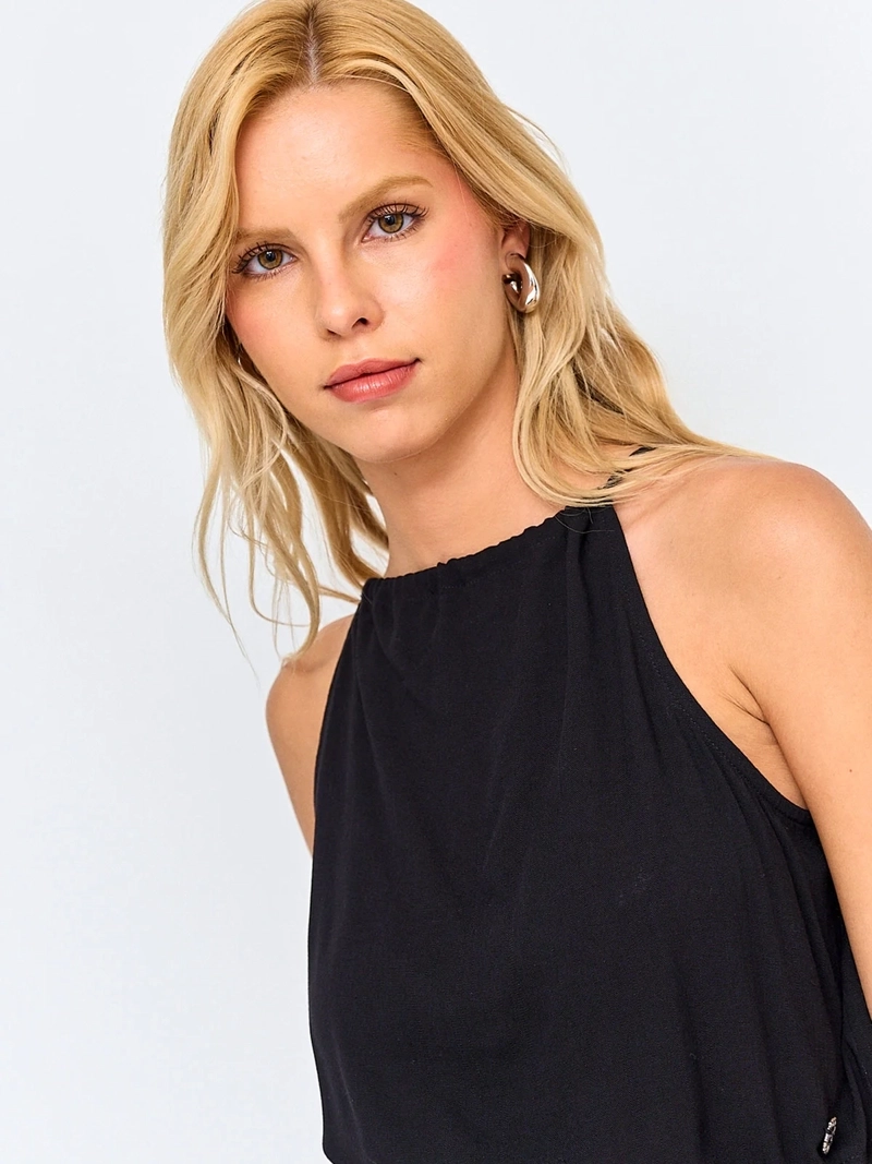 BLUSA MUJER BARBADOS SIN MANGAS LAZO - 3
