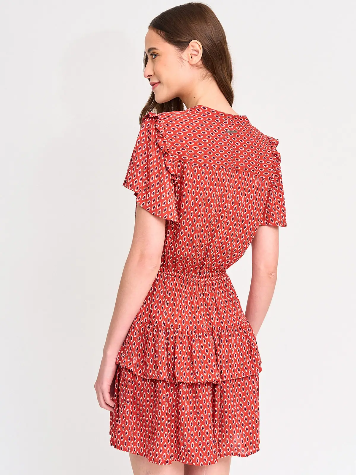 VESTIDO CORTO MUJER AEROPOSTALE TERRACOTA LOLLA - 3