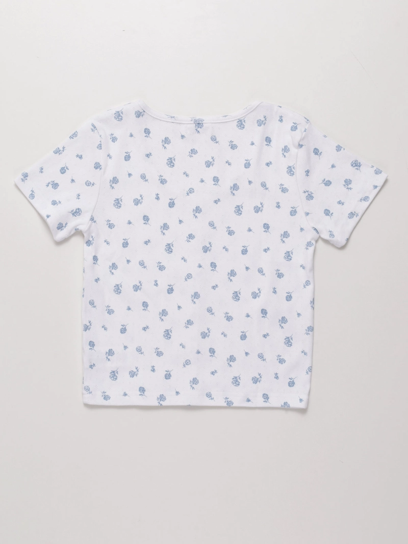 POLERA MANGA CORTA ALGODÓN NIÑA M6T LIBERTY - 2