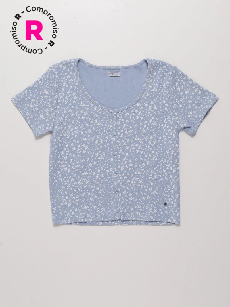 INDEX TEEN POLERA MANGA CORTA ALGODÓN NIÑA M6T LIBERTY