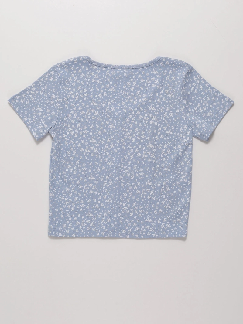 POLERA MANGA CORTA ALGODÓN NIÑA M6T LIBERTY - 2