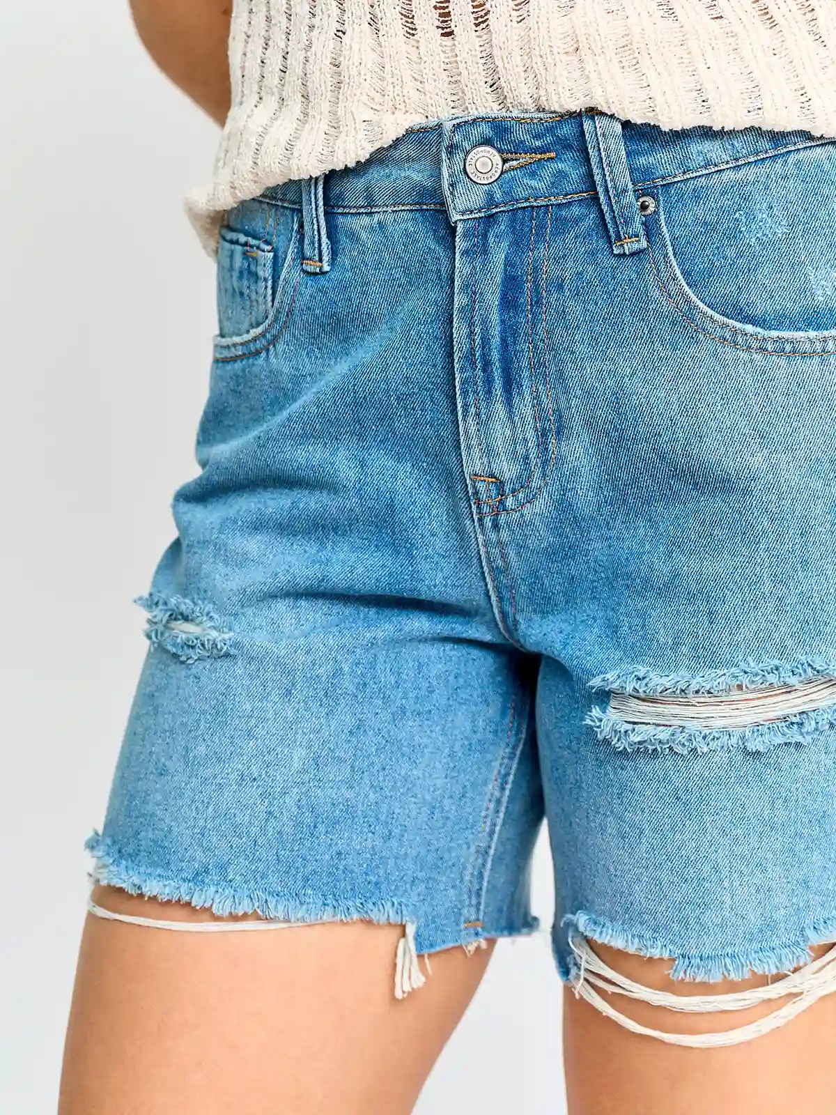 SHORT ALGODÓN MUJER AEROPOSTALE DENIM - 4
