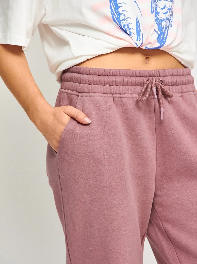 PANTALÓN DE BUZO MUJER INDEX ALGODÓN BÁSICO - 4