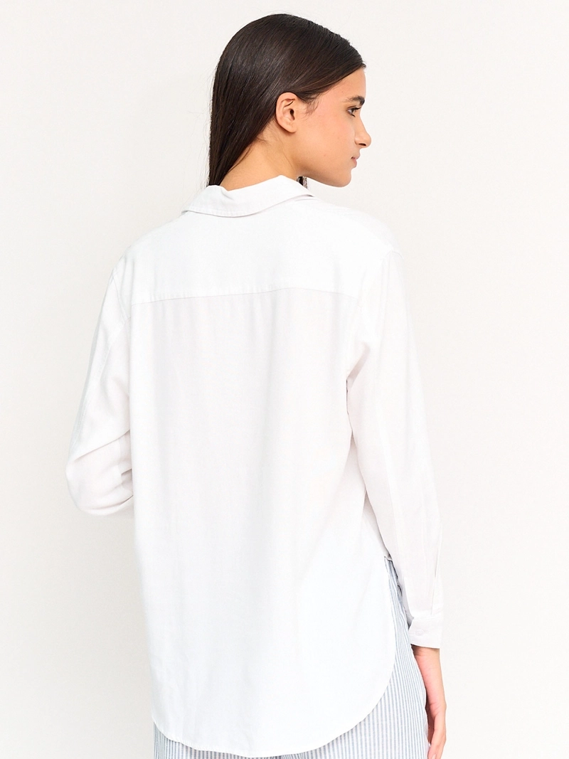 BLUSA MUJER INDEX LINO MANGA LARGA - 2