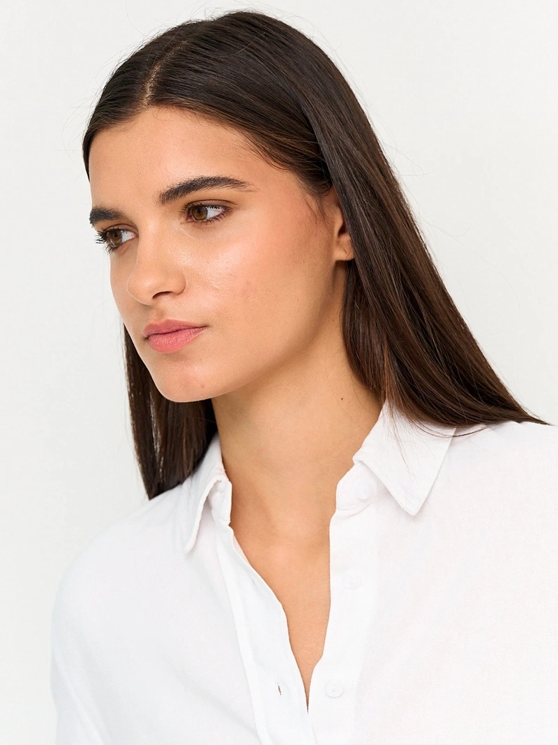 BLUSA MUJER INDEX LINO MANGA LARGA - 3