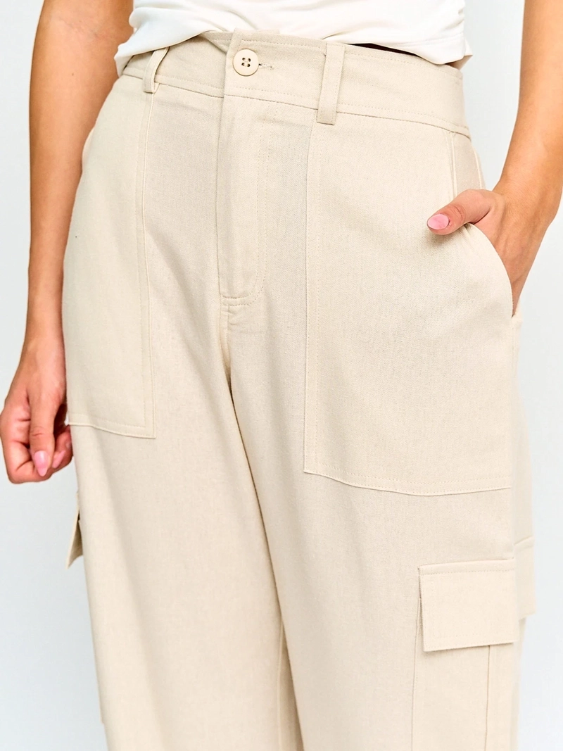 PANTALÓN MUJER INDEX ALGODÓN CARGO - 4