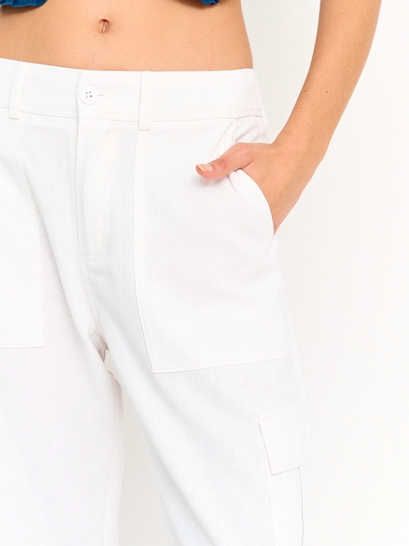 PANTALÓN MUJER INDEX ALGODÓN CARGO - 4