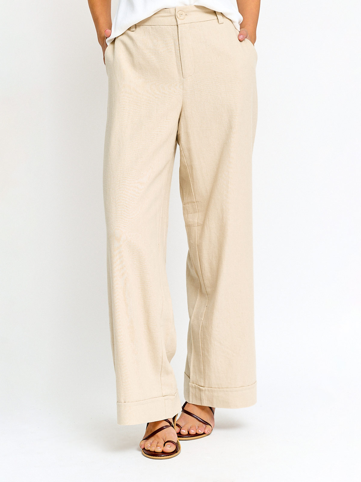 PANTALÓN MUJER INDEX LINO SASTRERO - 2