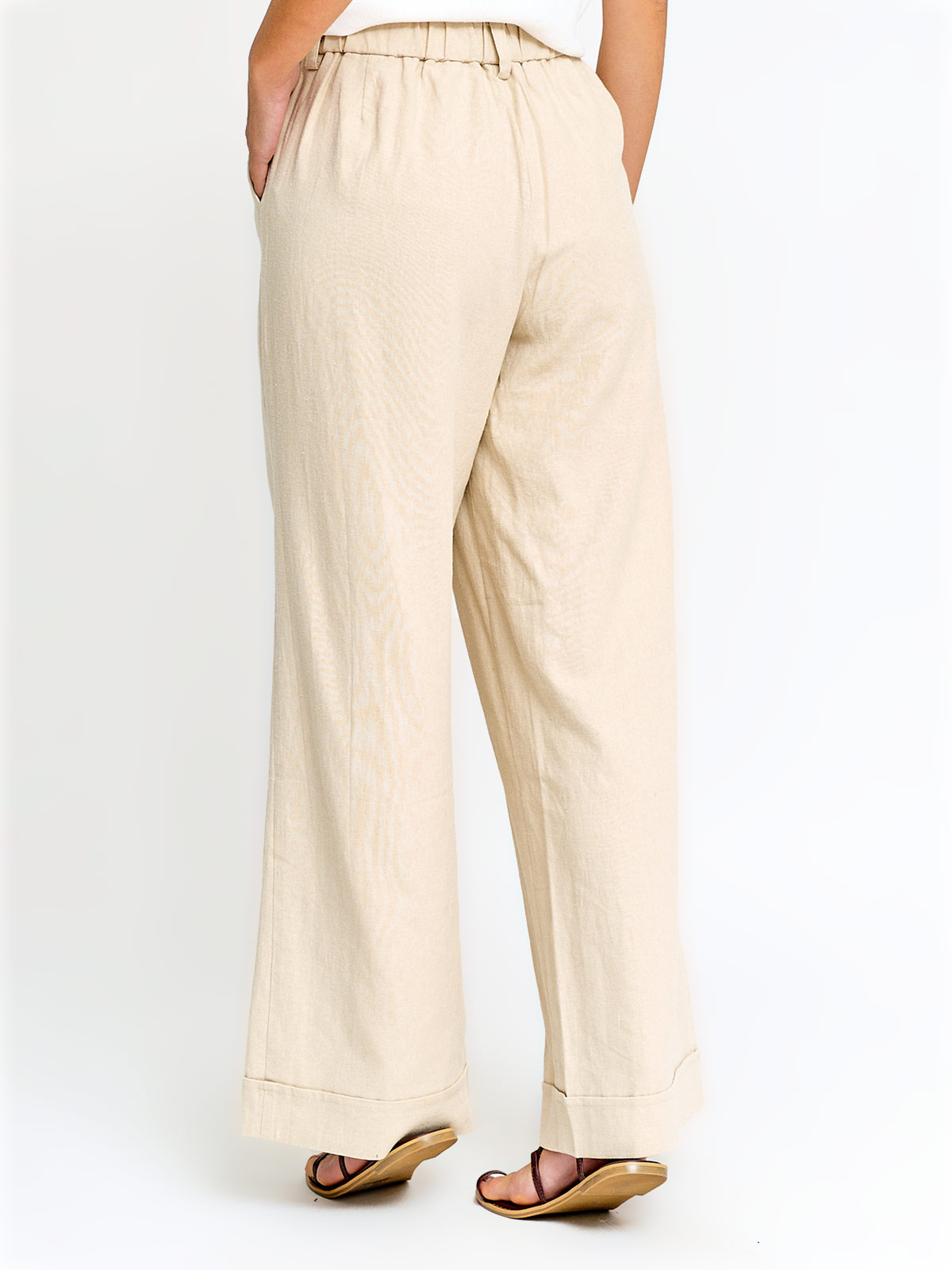 PANTALÓN MUJER INDEX LINO SASTRERO - 3
