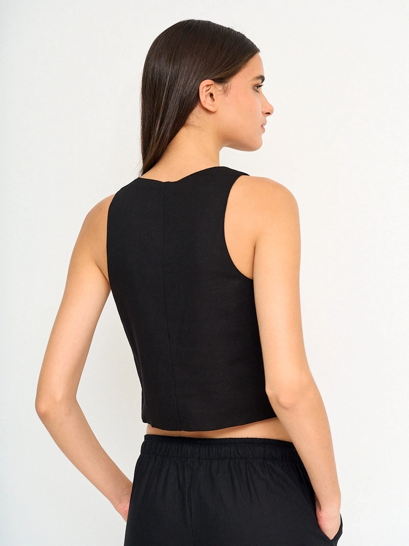 GILET MUJER INDEX LINO - 2
