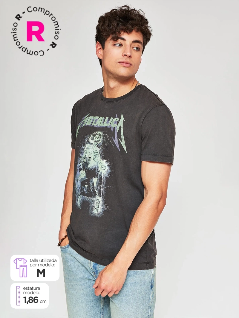 POLERA HOMBRE BARBADOS ALGODÓN METALLICA