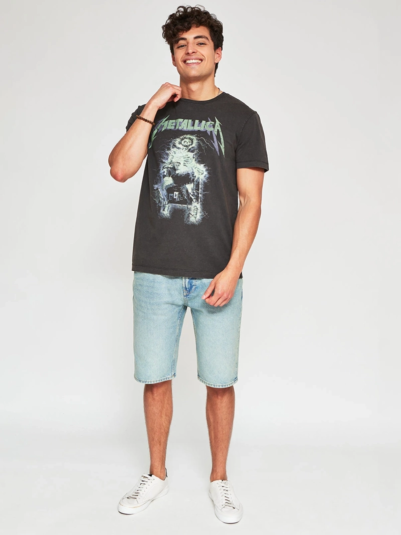 POLERA HOMBRE BARBADOS ALGODÓN METALLICA - 4