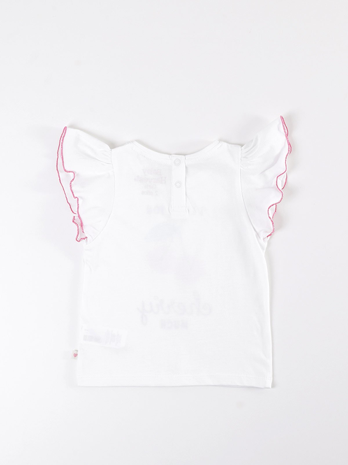POLERA MANGA CORTA NIÑA BABY HARVEST PÉTALOS - 2