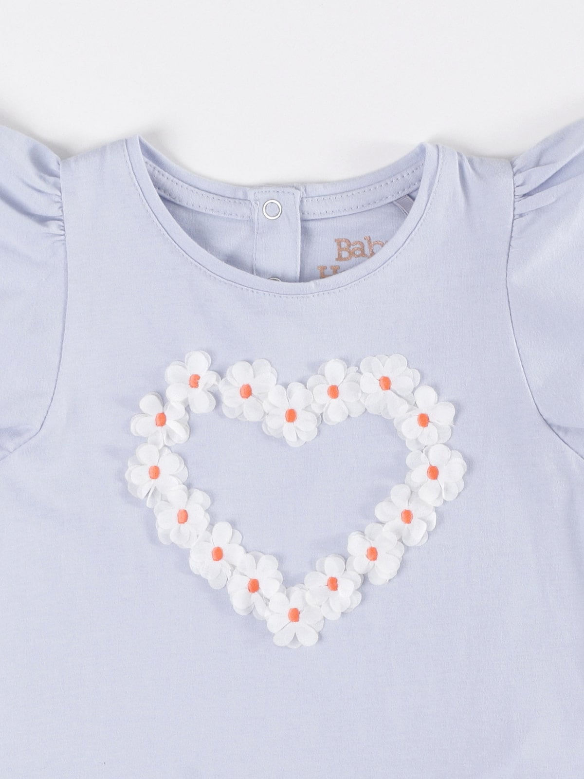 POLERA MANGA CORTA NIÑA BABY HARVEST PÉTALOS - 3