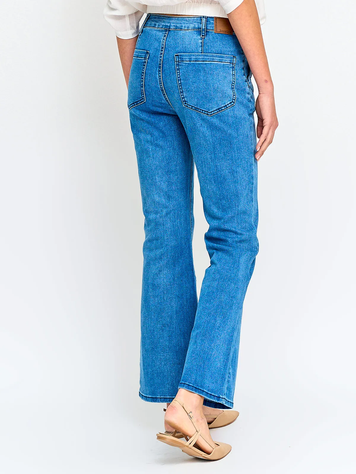 JEANS MUJER REGATTA ALGODÓN BOTONES - 2