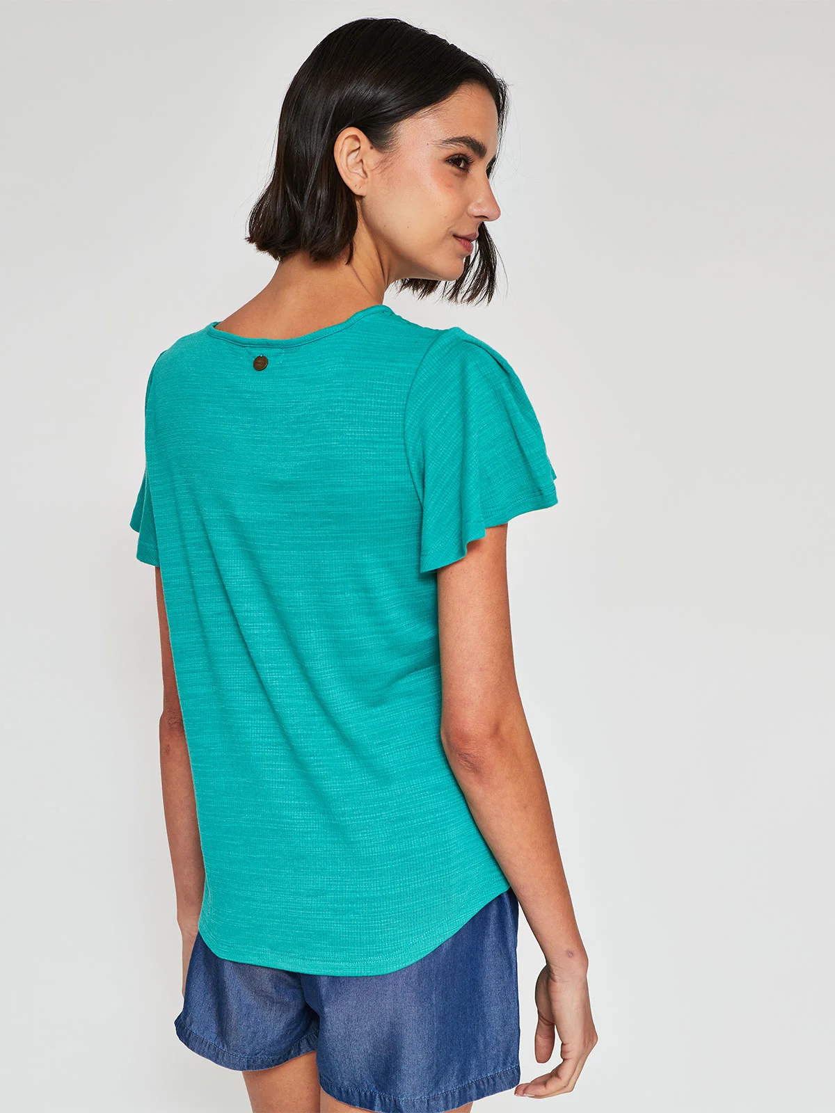 POLERA MUJER REGATTA MANGA CORTA BRODERIE - 2