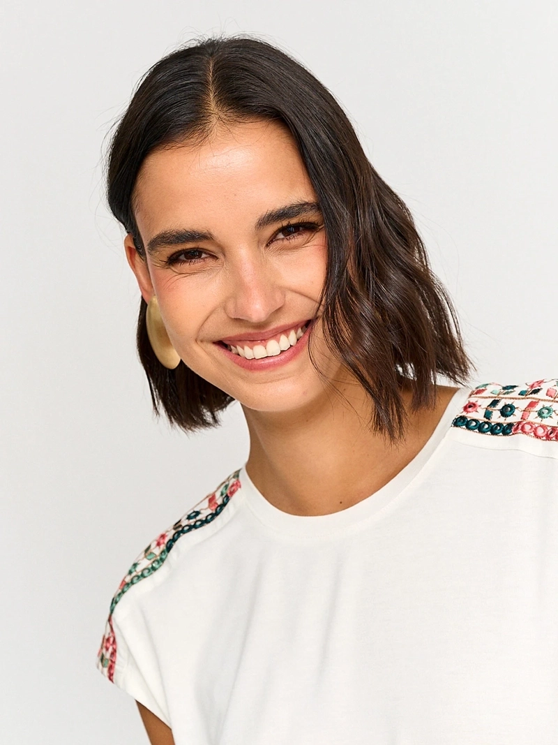 POLERA MUJER TATIENNE MANGA CORTA - 3