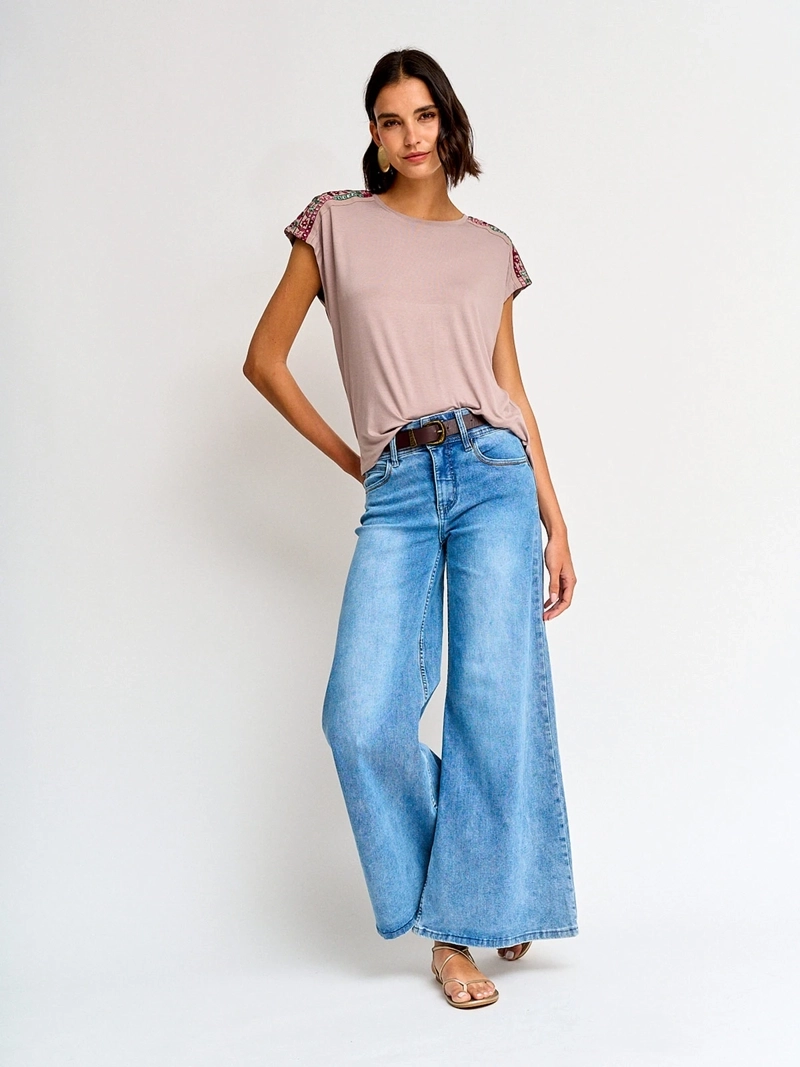 POLERA MUJER TATIENNE MANGA CORTA - 4
