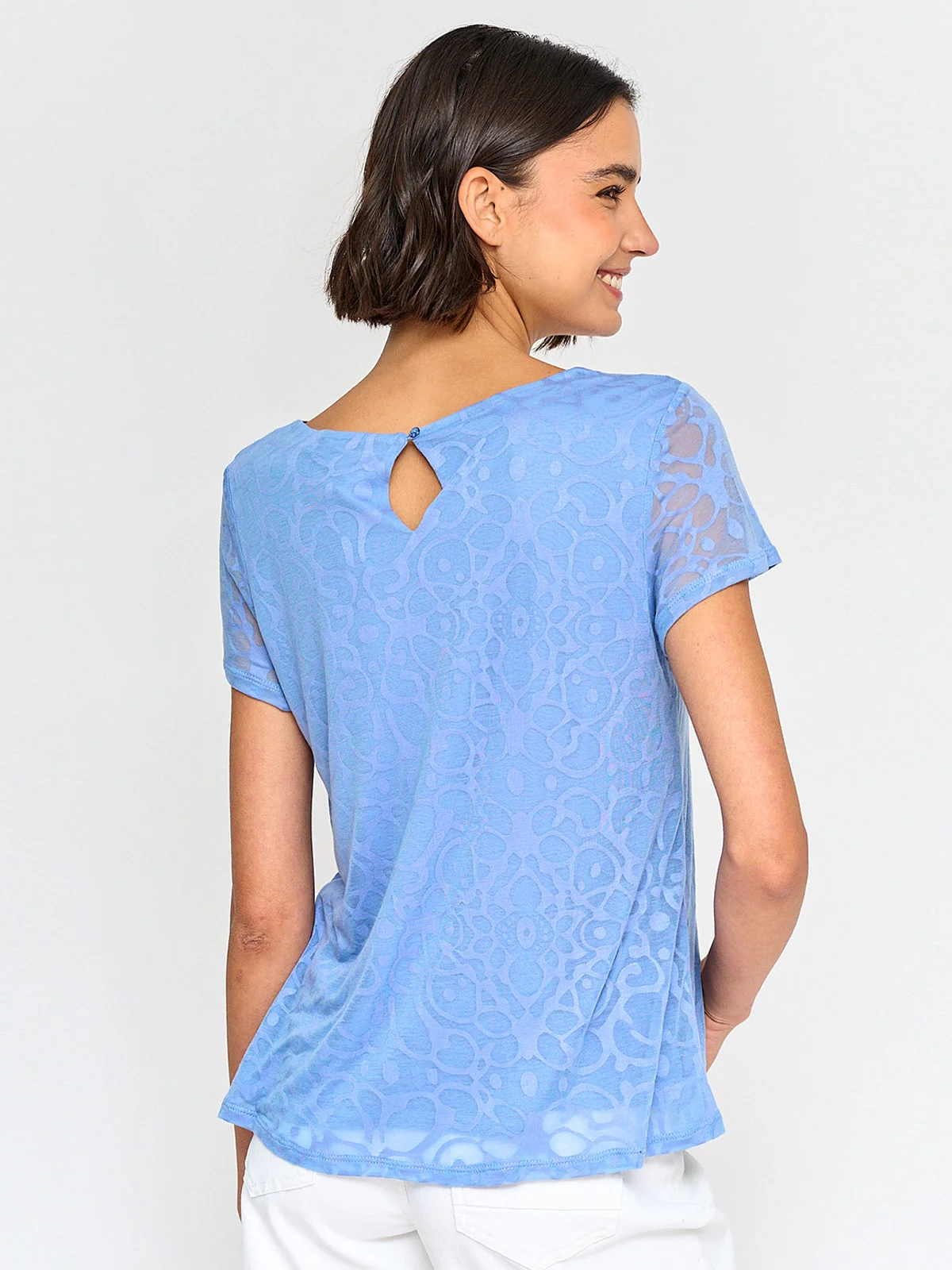 POLERA MUJER REGATTA CUELLO REDONDO MANGA CORTA - 2
