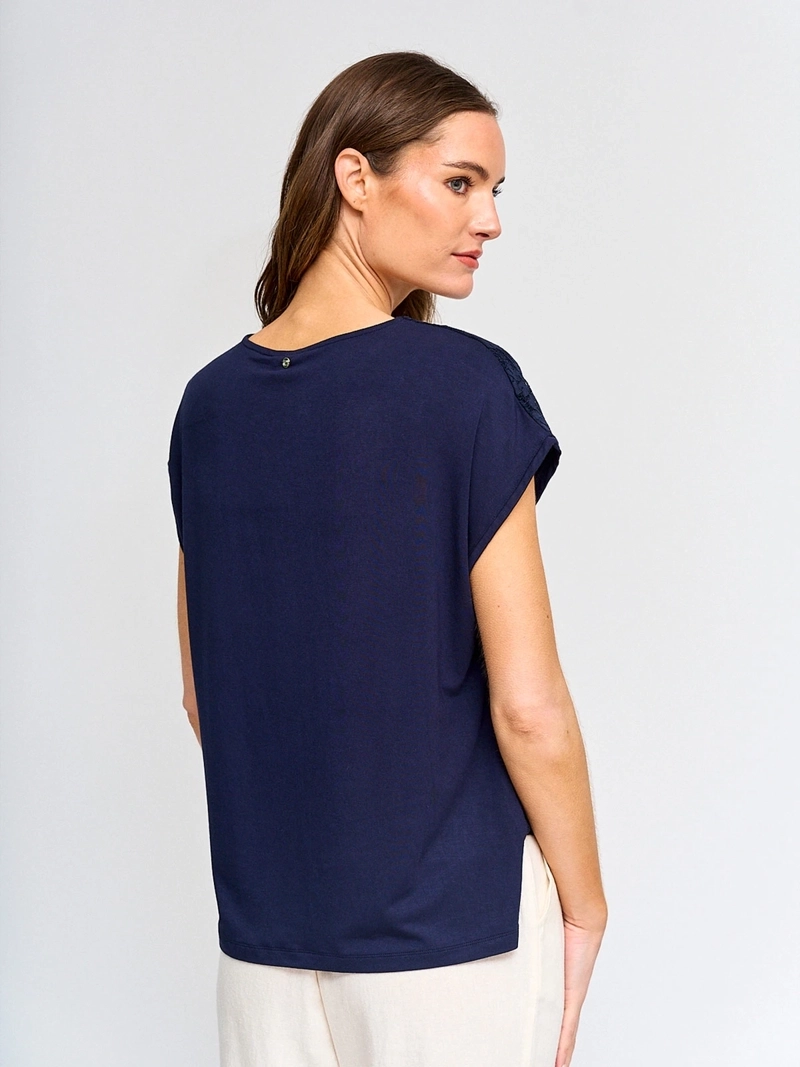 POLERA MUJER CACHAREL MANGA CORTA - 2