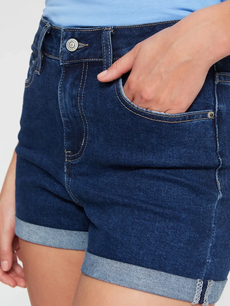 SHORT MUJER AEROPOSTALE ALGODÓN DENIM - 4