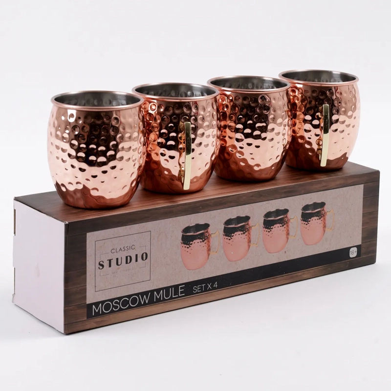 SET X4 VASOS CLASSIC STUDIO MOSCOW MULE 500ML - 2