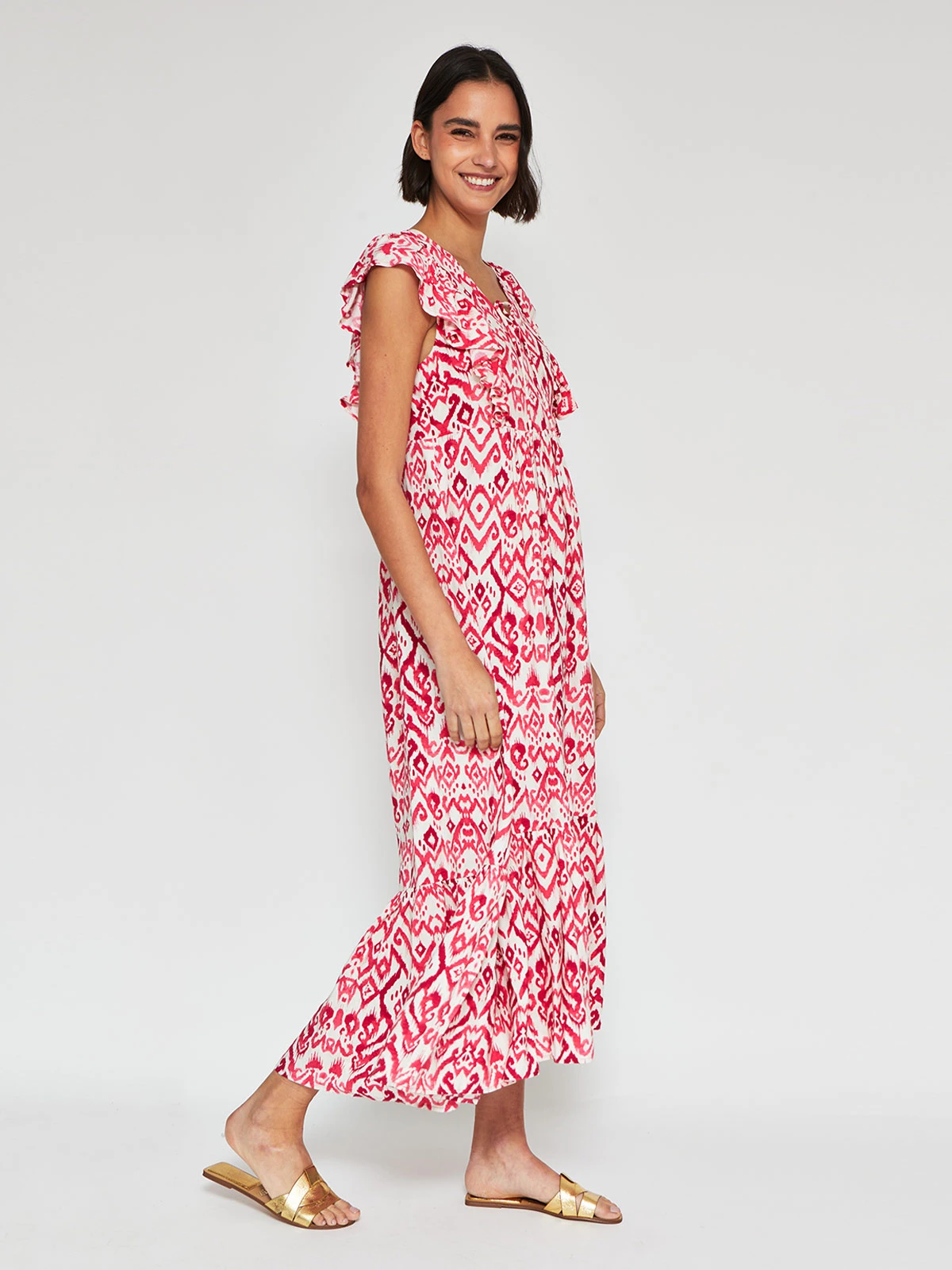 VESTIDO MUJER REGATTA LARGO CUELLO EN V - 2