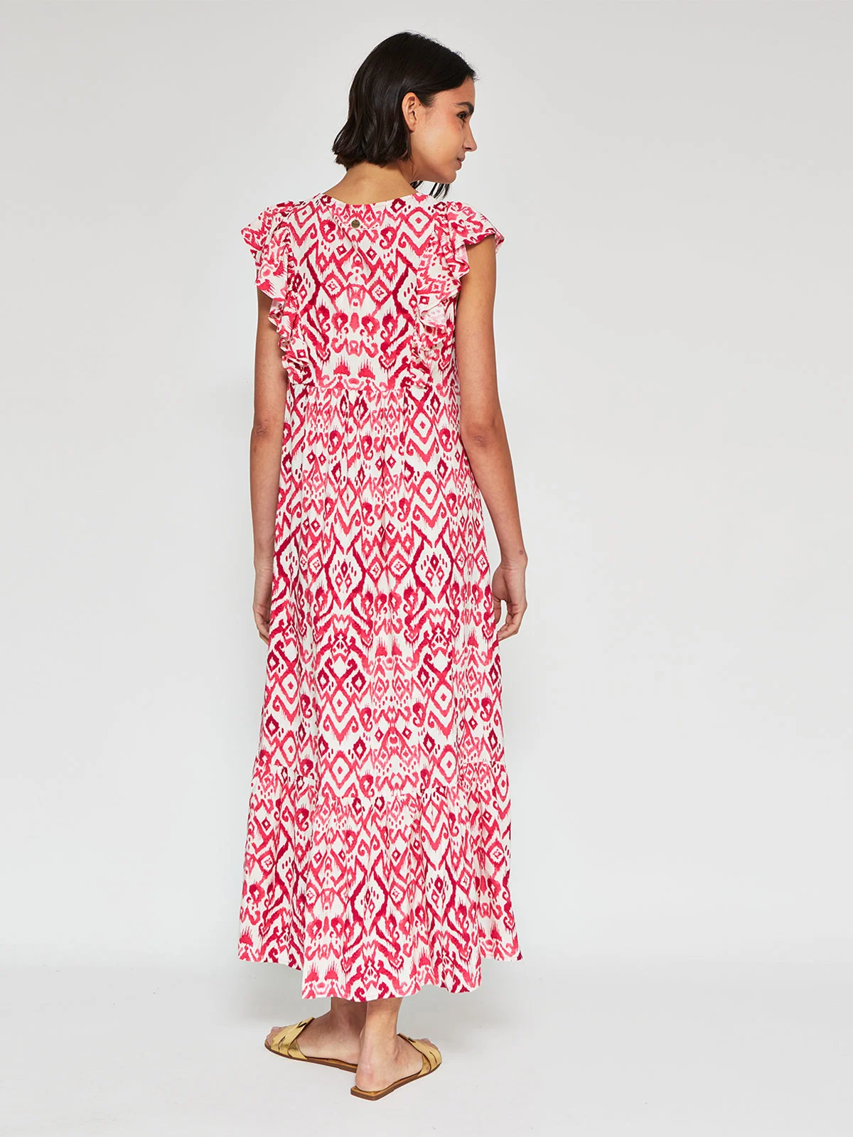 VESTIDO MUJER REGATTA LARGO CUELLO EN V - 3