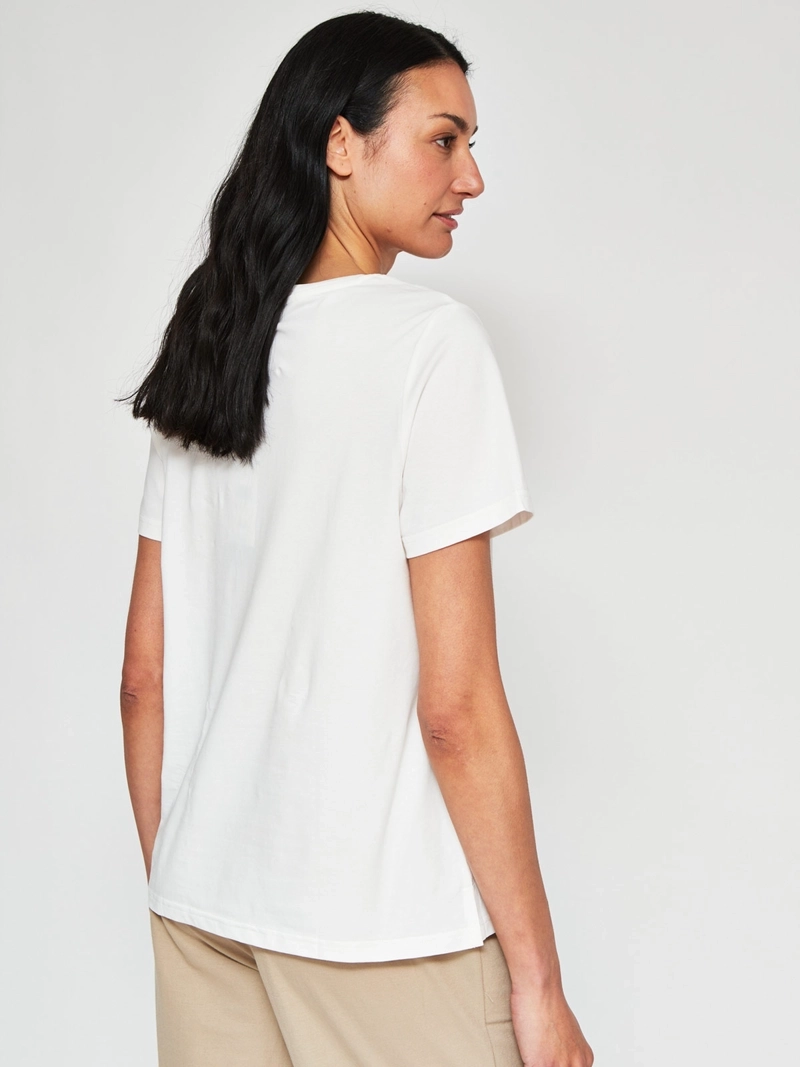 POLERA MUJER CACHAREL ALGODÓN MANGA CORTA - 2