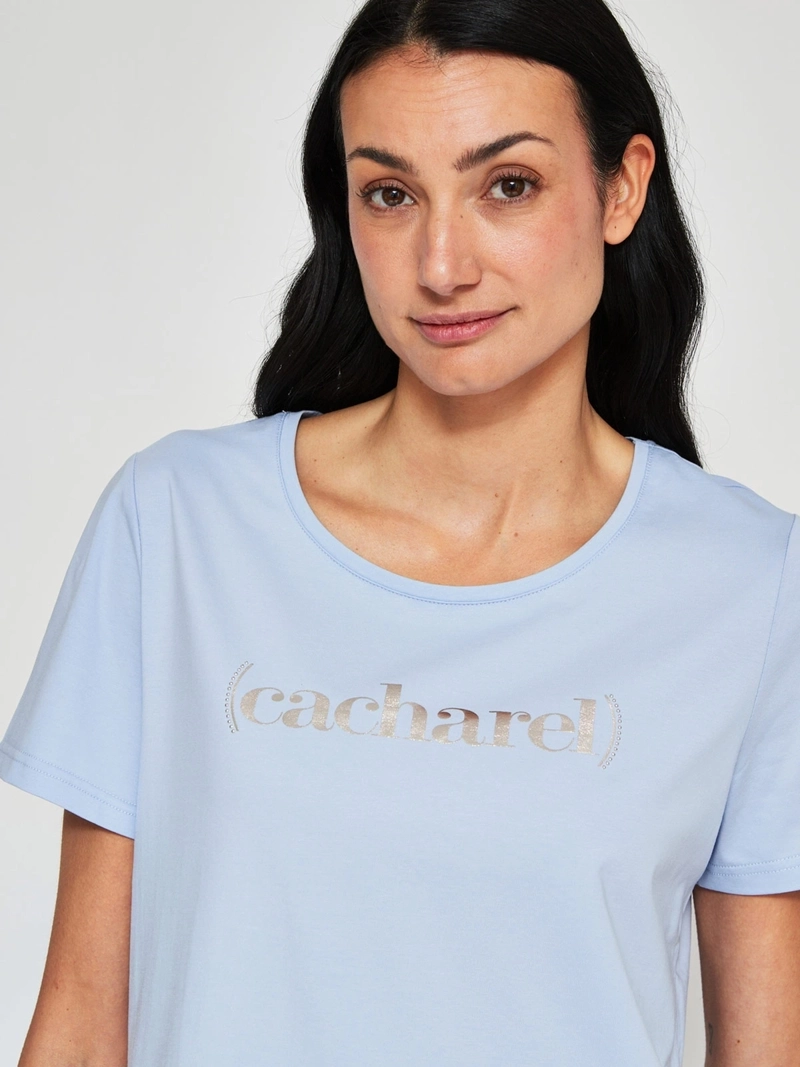 POLERA MUJER CACHAREL ALGODÓN MANGA CORTA - 3