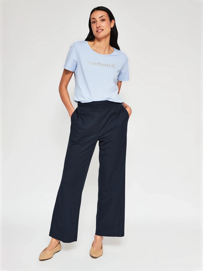 POLERA MUJER CACHAREL ALGODÓN MANGA CORTA - 4