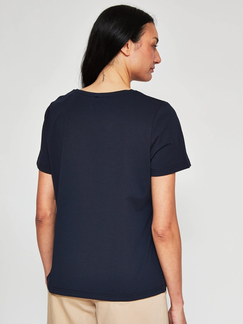 POLERA MUJER CACHAREL ALGODÓN MANGA CORTA - 2