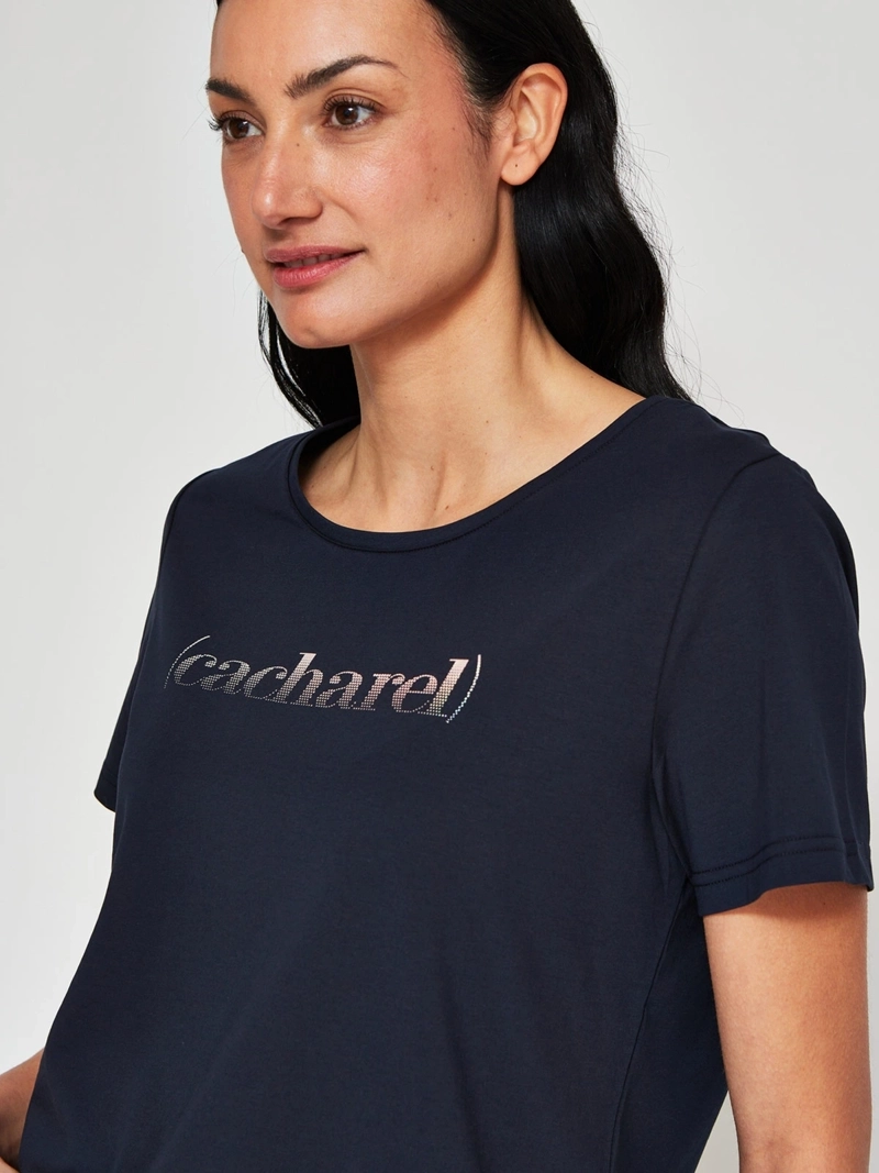 POLERA MUJER CACHAREL ALGODÓN MANGA CORTA - 3