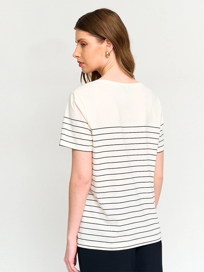 POLERA MUJER CACHAREL ALGODÓN MANGA CORTA - 2